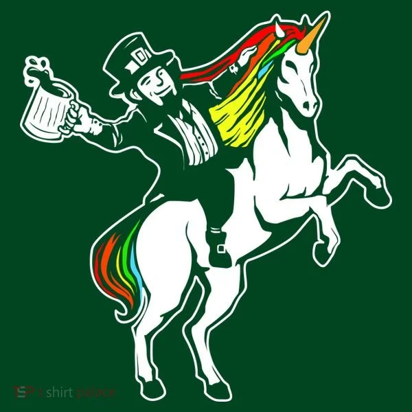 Leprechaun Unicorn St. Patrick's Day T-Shirt