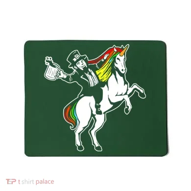 Leprechaun Unicorn St. Patrick's Day Mousepad