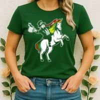 Leprechaun Unicorn St. Patrick's Day Women's T-Shirt thumb 2