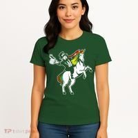 Leprechaun Unicorn St. Patrick's Day Women's T-Shirt thumb 4