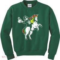 Leprechaun Unicorn St. Patrick's Day Kids Sweatshirt thumb 0