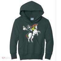 Leprechaun Unicorn St. Patrick's Day Kids Hoodie thumb 0