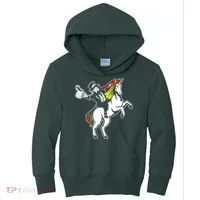 Leprechaun Unicorn St. Patrick's Day Kids Hoodie thumb 0
