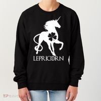 Lepricorn Leprechaun Unicorn St. Patrick's Day Women's Sweatshirt thumb 0