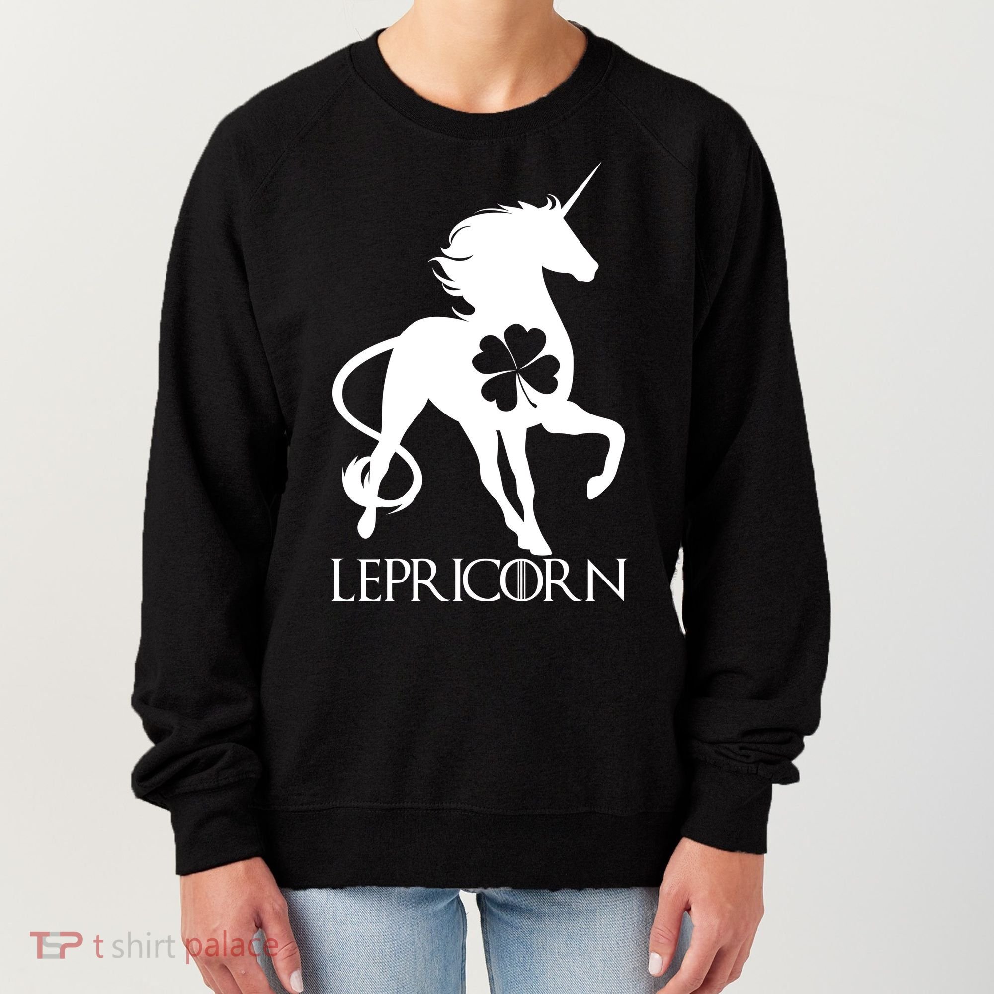 Lepricorn Leprechaun Unicorn St. Patrick's Day Women's Sweatshirt