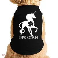 Lepricorn Leprechaun Unicorn St. Patrick's Day Doggie Tank thumb 0