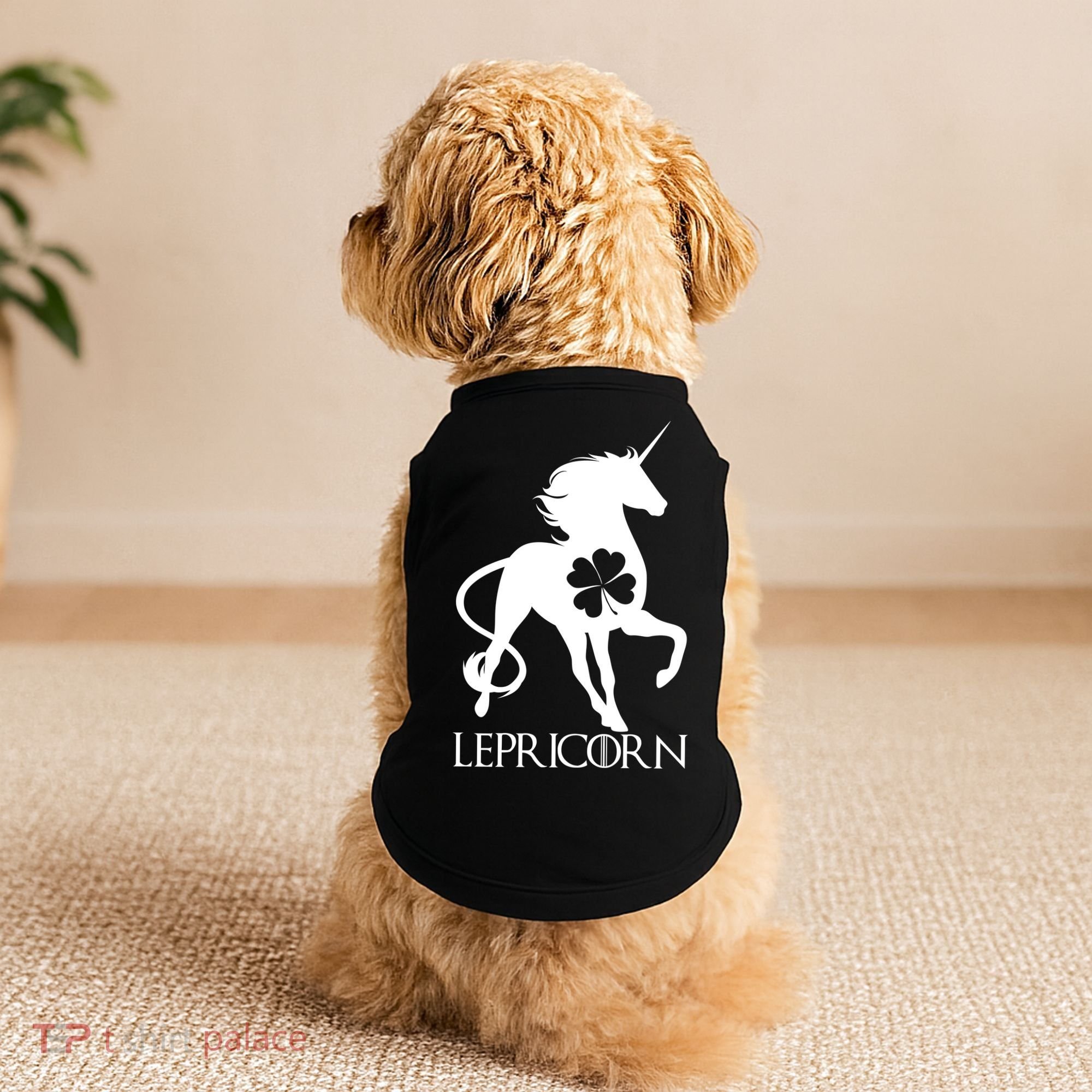 Lepricorn Leprechaun Unicorn St. Patrick's Day Doggie Tank