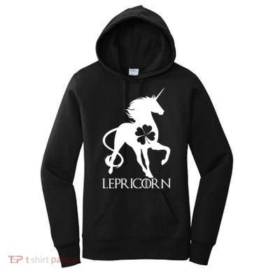 Lepricorn Leprechaun Unicorn St. Patrick's Day Women's Hoodie
