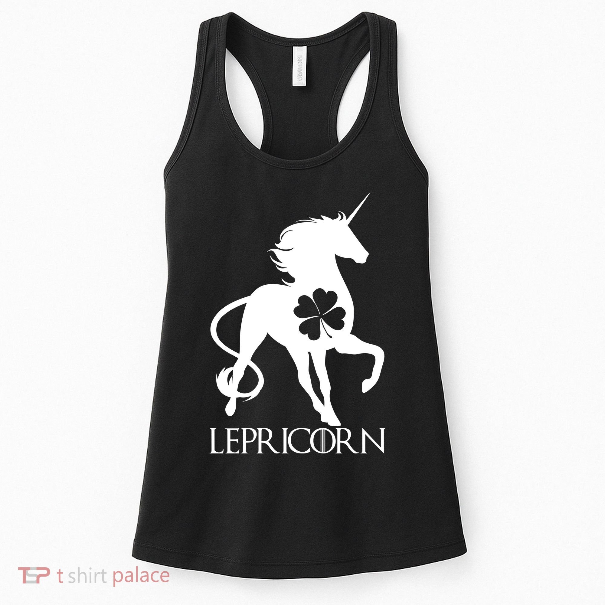 Lepricorn Leprechaun Unicorn St. Patrick's Day Women's Tank Top