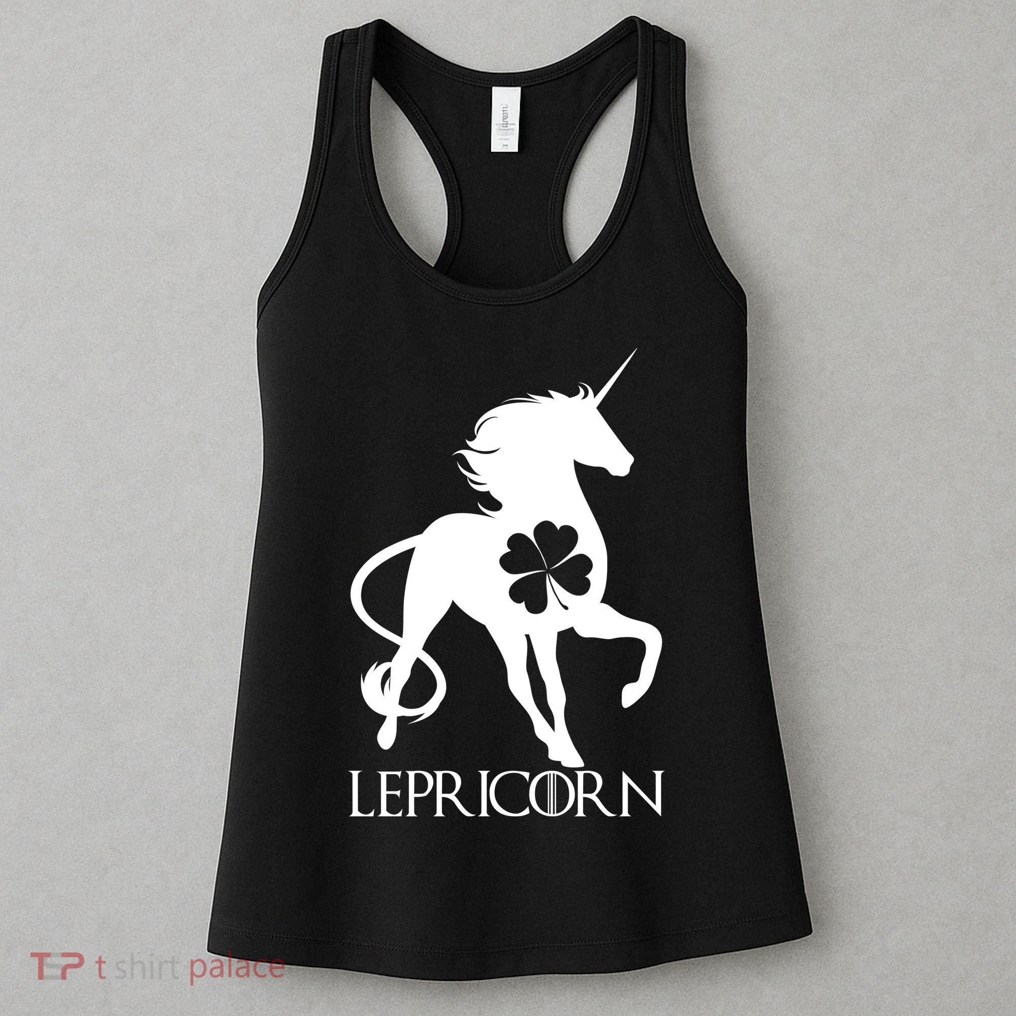 Lepricorn Leprechaun Unicorn St. Patrick's Day Women's Tank Top