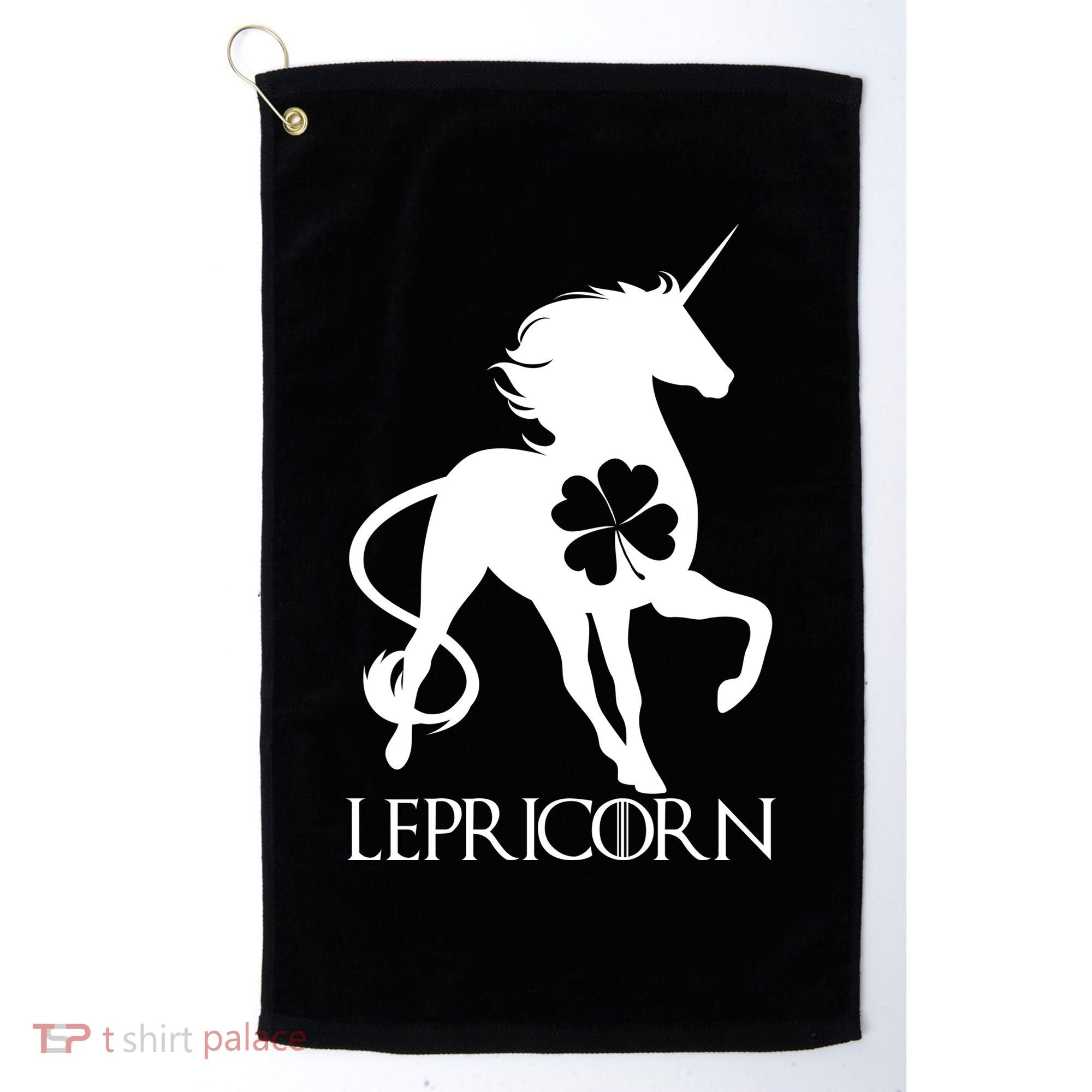 Lepricorn Leprechaun Unicorn St. Patrick's Day Golf Towel