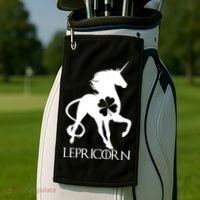 Lepricorn Leprechaun Unicorn St. Patrick's Day Golf Towel thumb 2
