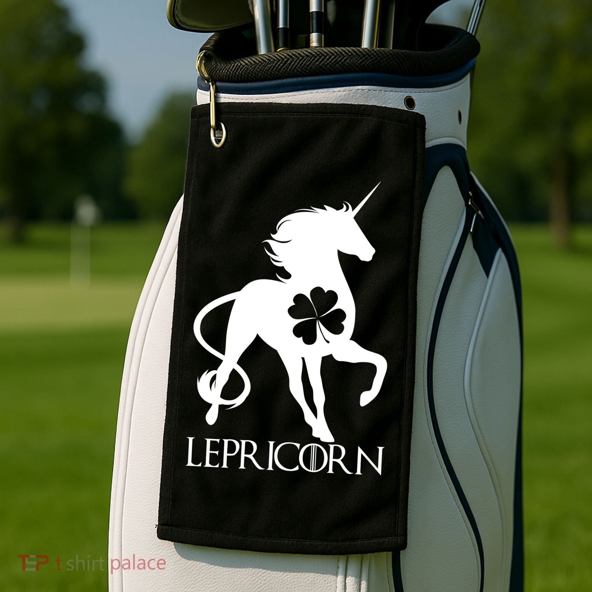 Lepricorn Leprechaun Unicorn St. Patrick's Day Golf Towel