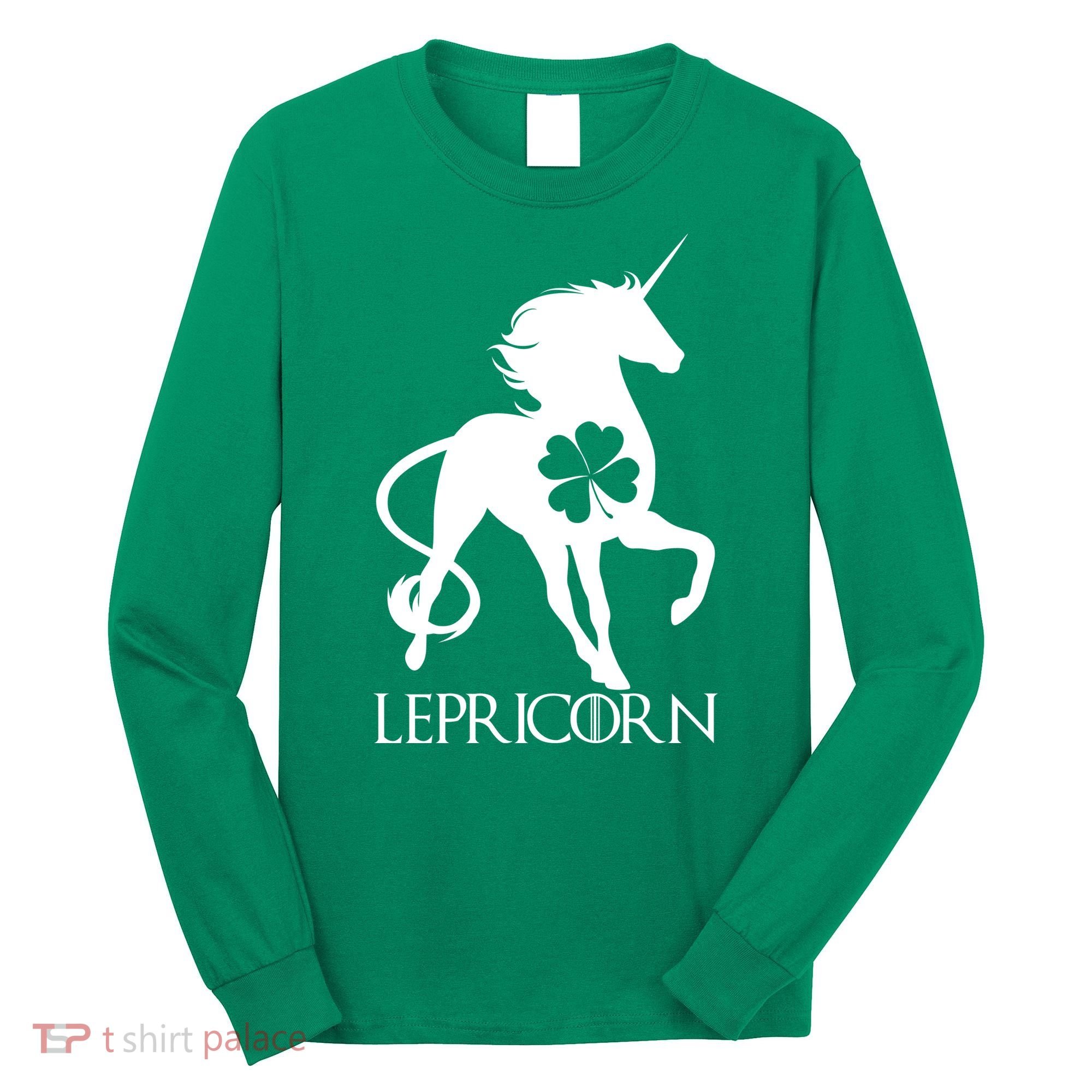 Lepricorn Leprechaun Unicorn St. Patrick's Day Long Sleeve Shirt