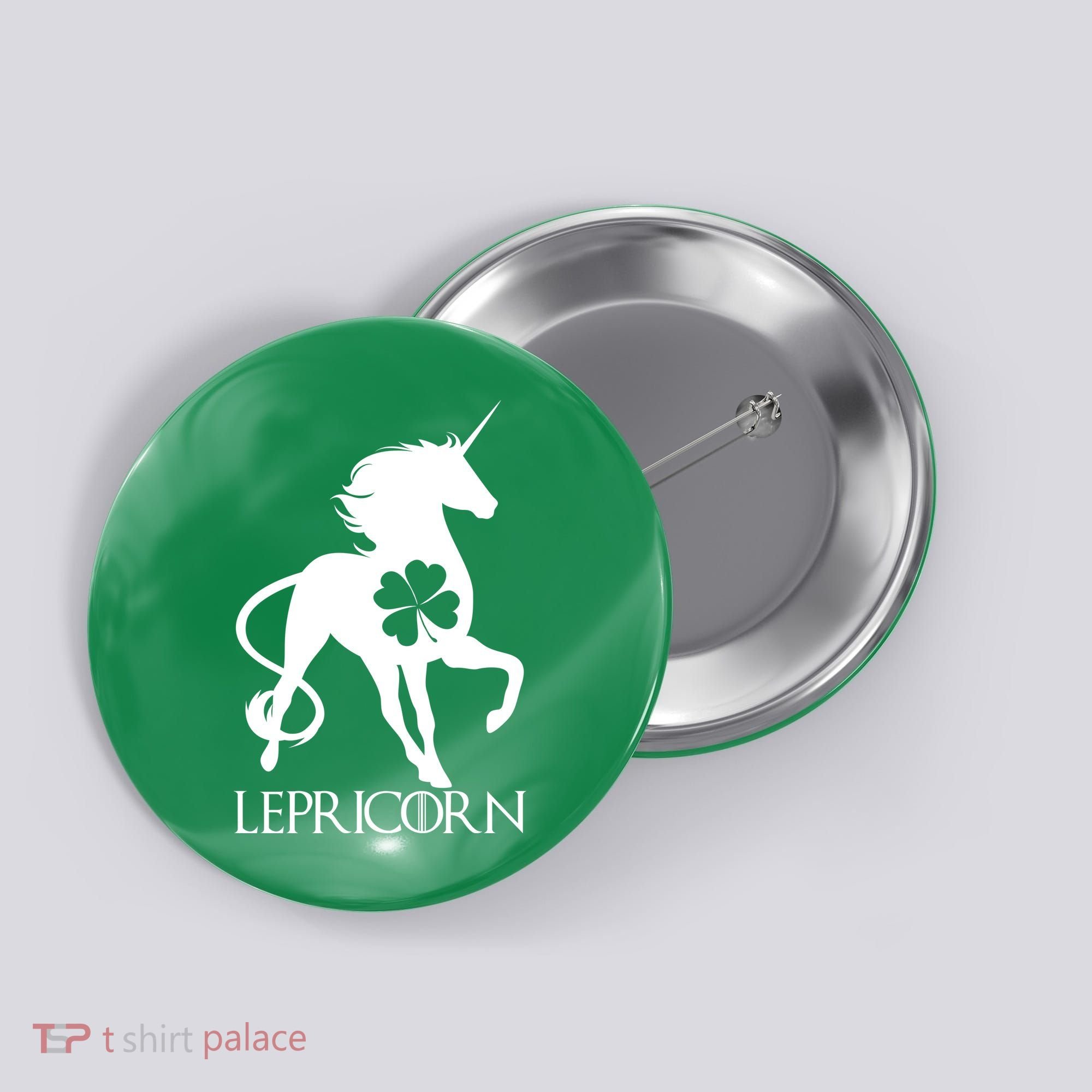 Lepricorn Leprechaun Unicorn St. Patrick's Day Button