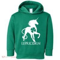 Lepricorn Leprechaun Unicorn St. Patrick's Day Toddler Hoodie thumb 0