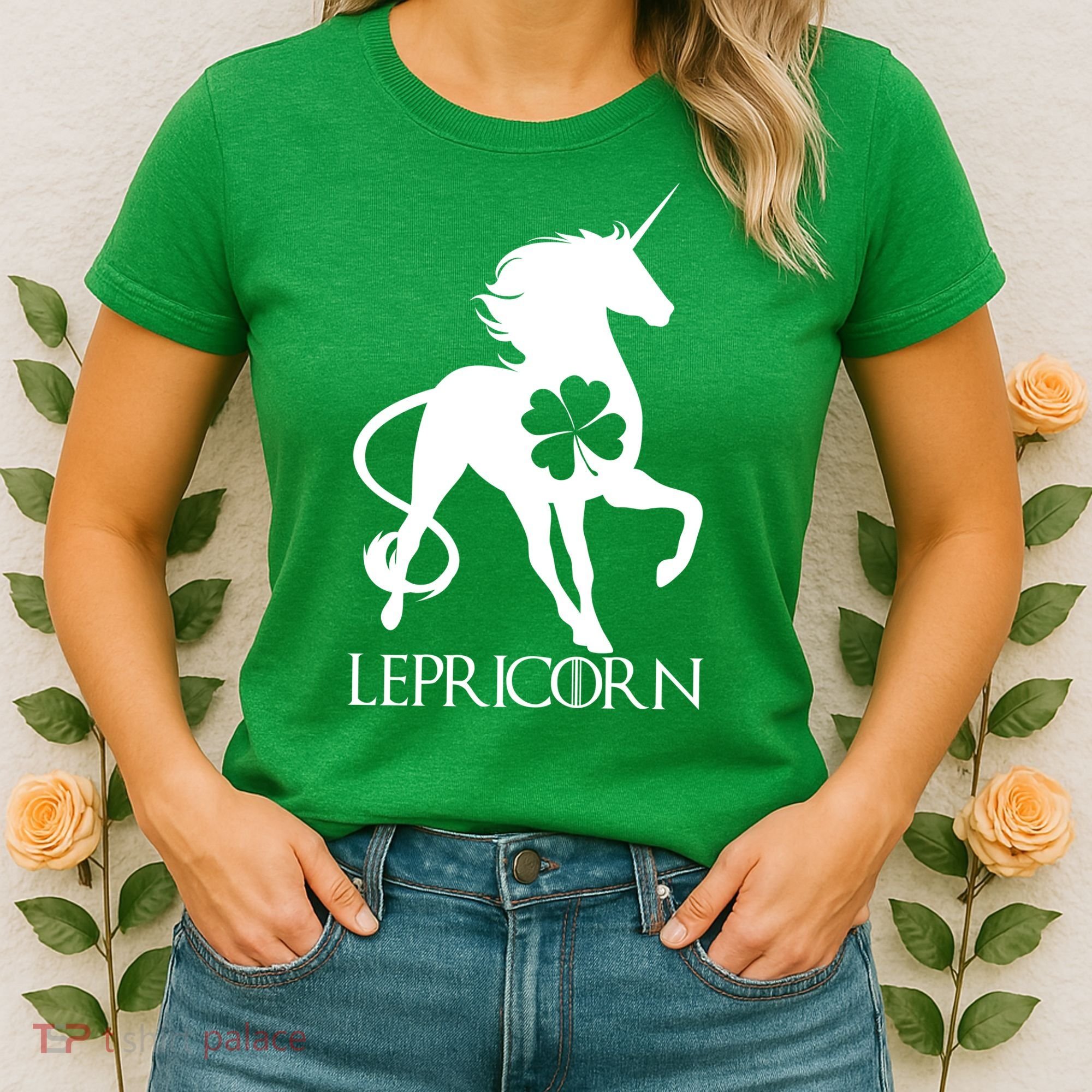 Lepricorn Leprechaun Unicorn St. Patrick's Day Women's T-Shirt