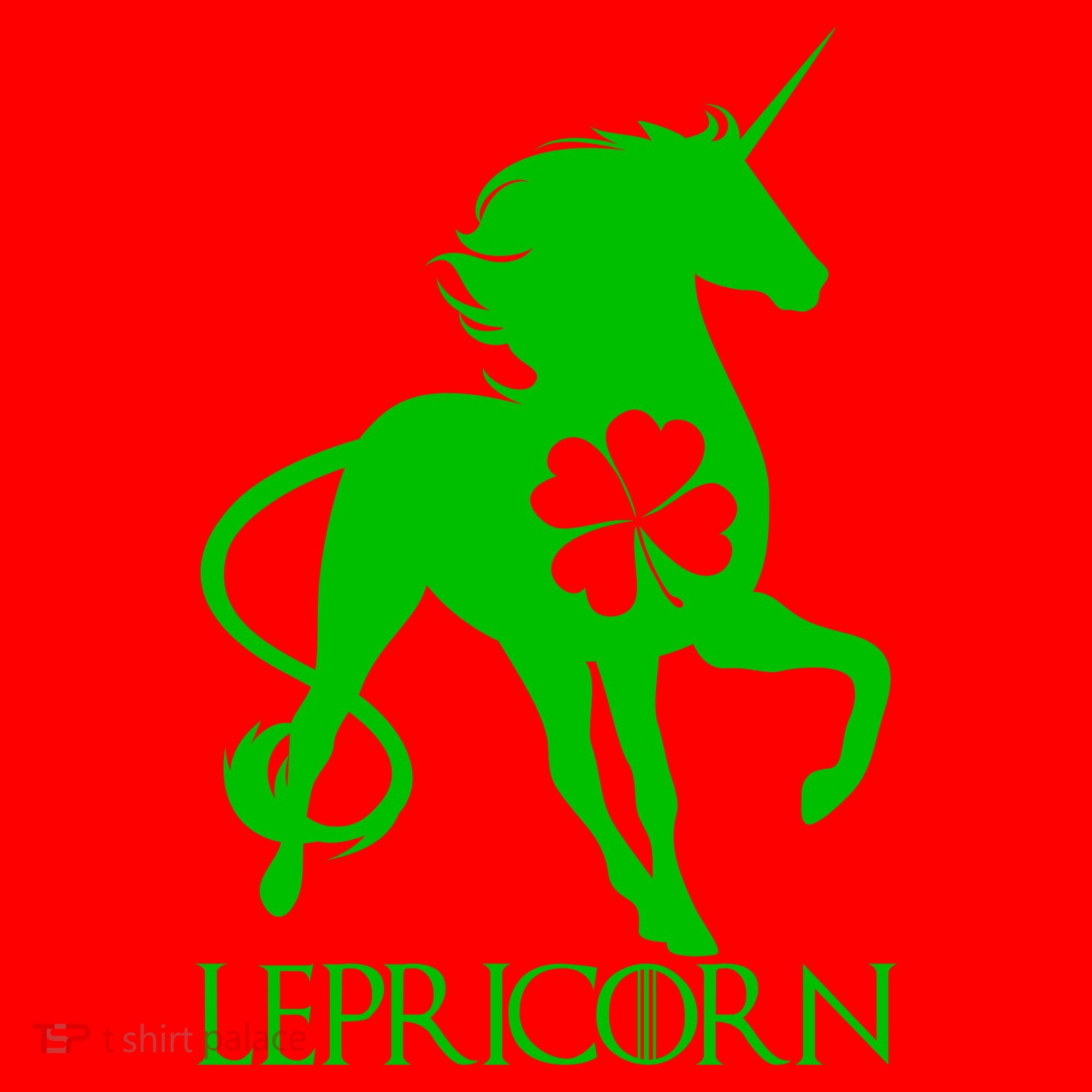 Lepricorn Leprechaun Unicorn St. Patrick's Day Santa Hat