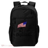 Les Deplorables USA Flag Parody Vote Trump 2016 Backpack thumb 0