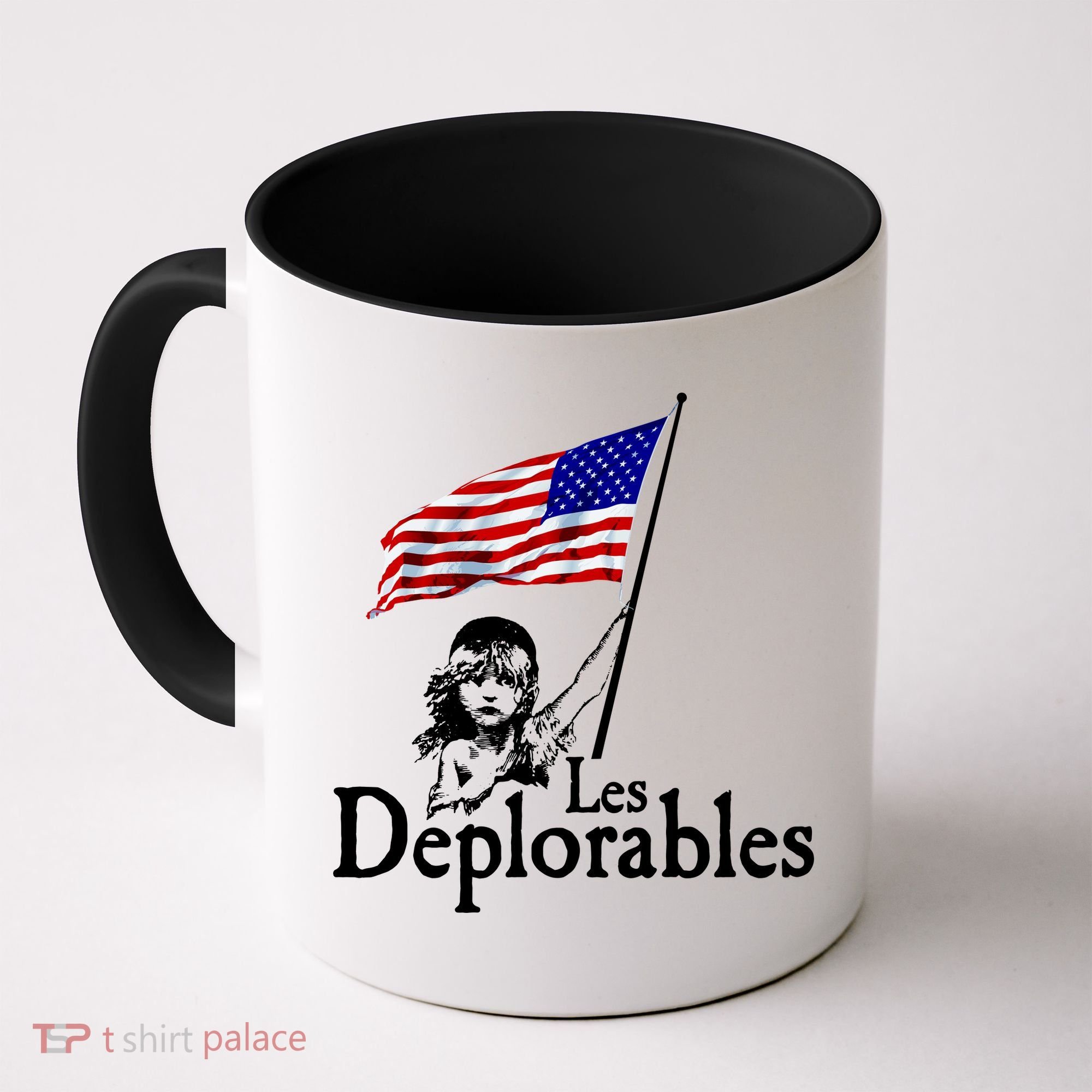 Les Deplorables USA Flag Parody Vote Trump 2016 Coffee Mug