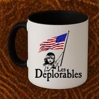 Les Deplorables USA Flag Parody Vote Trump 2016 Coffee Mug thumb 2