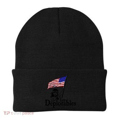 Les Deplorables USA Flag Parody Vote Trump 2016 Beanie