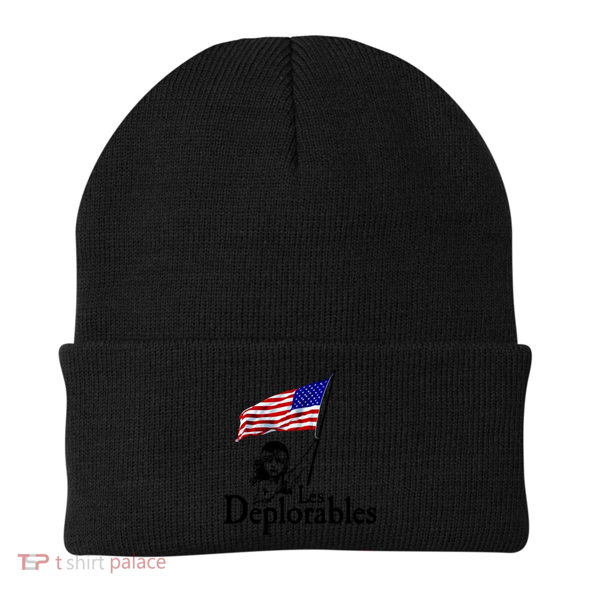 Les Deplorables USA Flag Parody Vote Trump 2016 Beanie