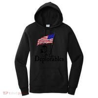 Les Deplorables USA Flag Parody Vote Trump 2016 Women's Hoodie thumb 0