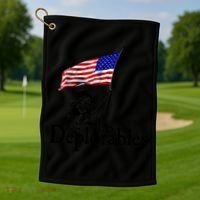 Les Deplorables USA Flag Parody Vote Trump 2016 Golf Towel thumb 1