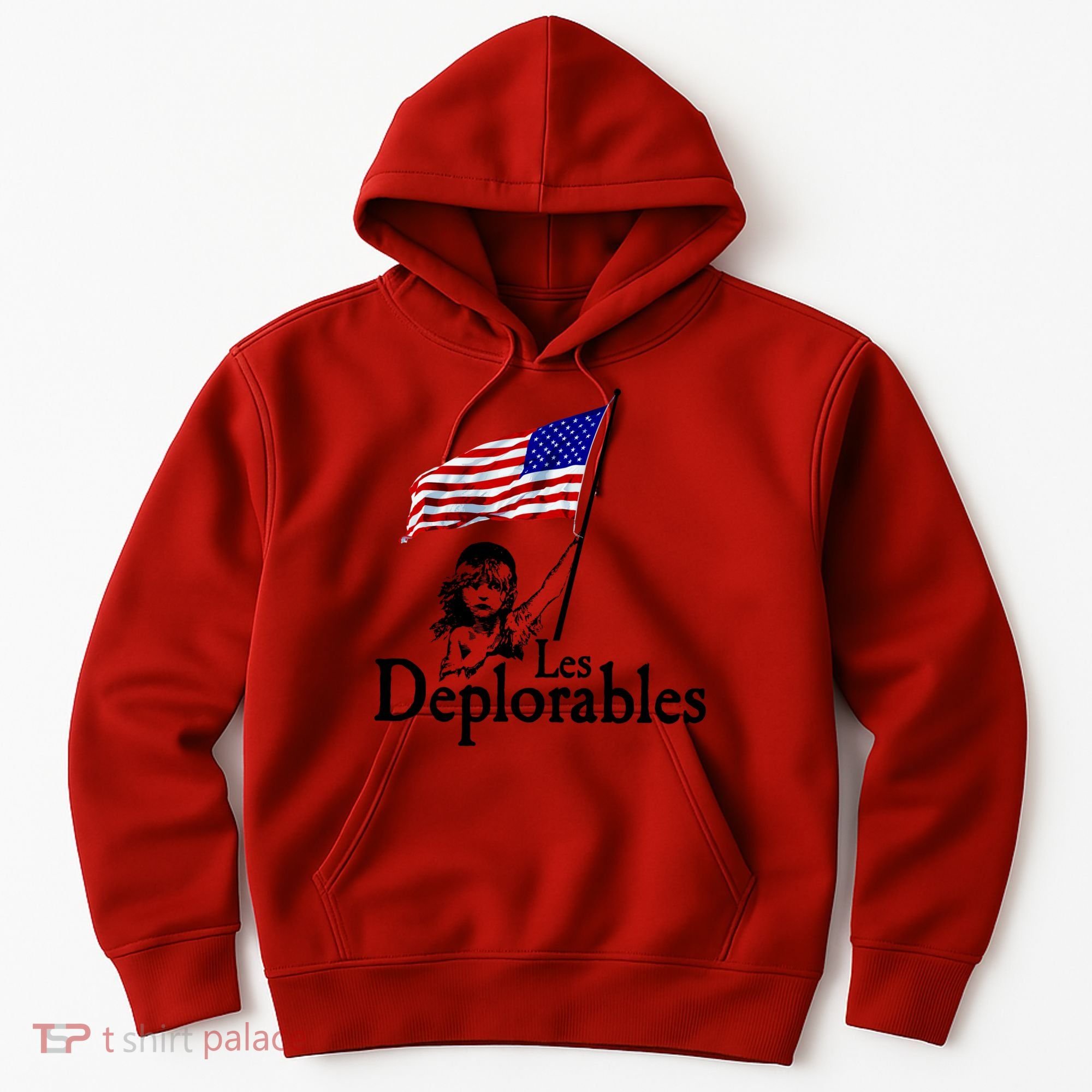 Les Deplorables USA Flag Parody Vote Trump 2016 Hoodie