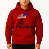 Les Deplorables USA Flag Parody Vote Trump 2016 Hoodie thumb 2