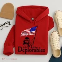 Les Deplorables USA Flag Parody Vote Trump 2016 Hoodie thumb 4