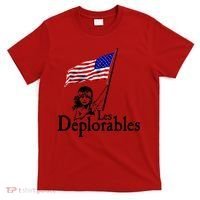 Les Deplorables USA Flag Parody Vote Trump 2016 T-Shirt thumb 0