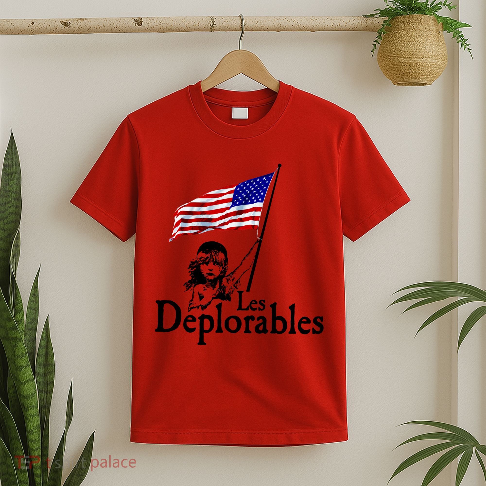 Les Deplorables USA Flag Parody Vote Trump 2016 T-Shirt