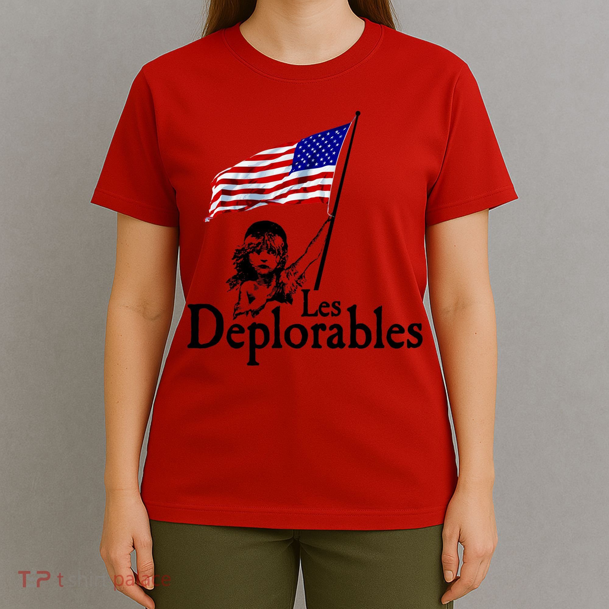 Les Deplorables USA Flag Parody Vote Trump 2016 T-Shirt