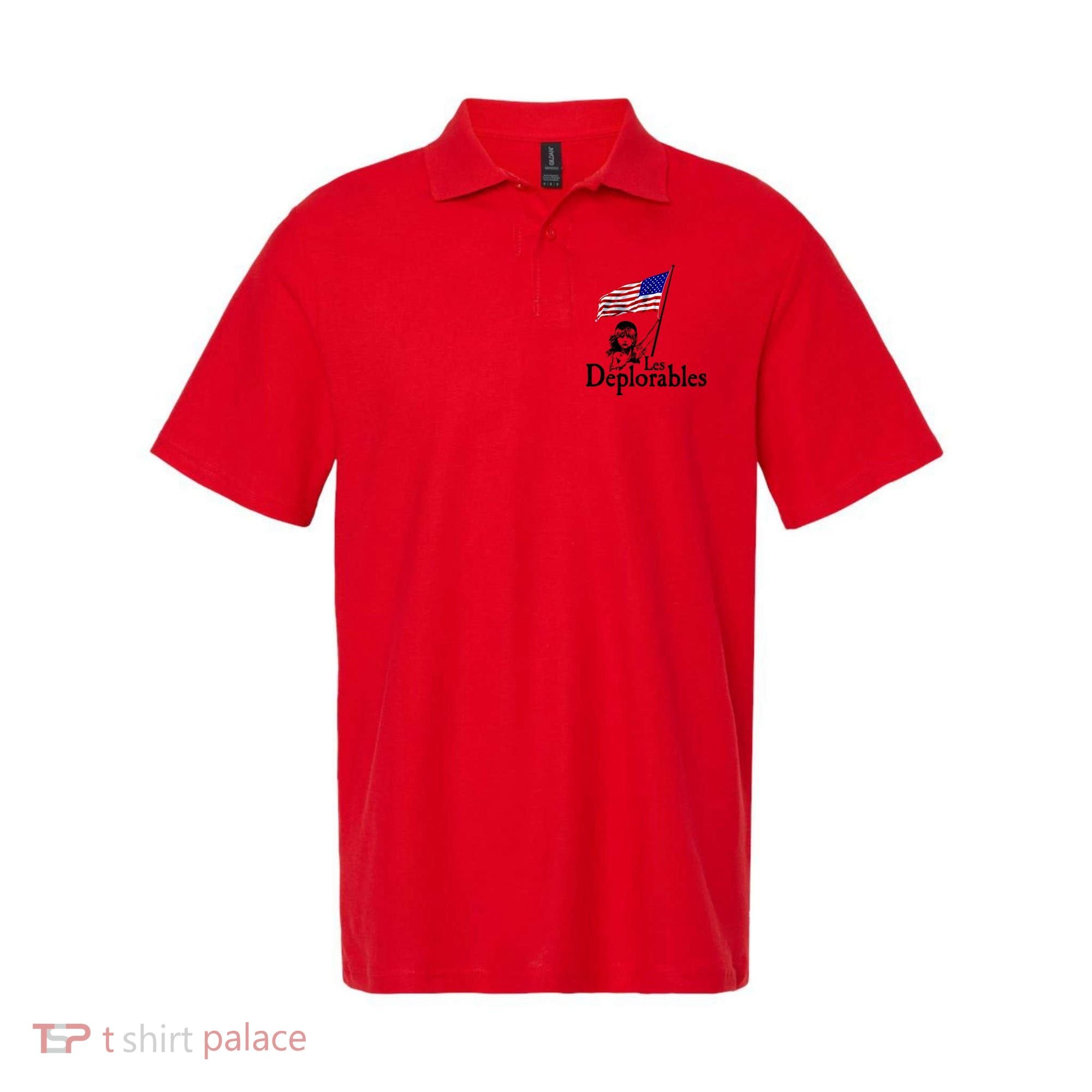 Les Deplorables USA Flag Parody Vote Trump 2016 Polo