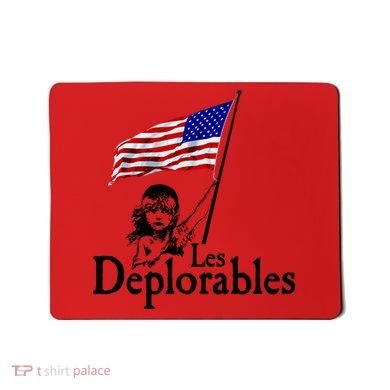 Les Deplorables USA Flag Parody Vote Trump 2016 Mousepad