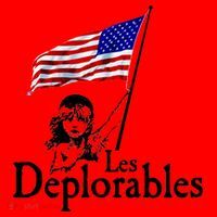 Les Deplorables USA Flag Parody Vote Trump 2016 Baby Bodysuit thumb 2