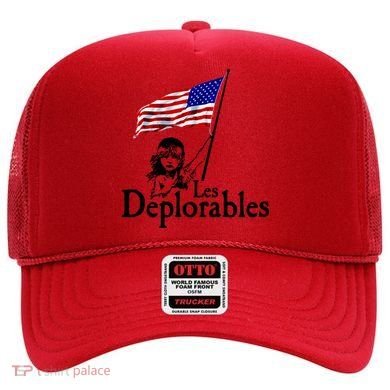 Les Deplorables USA Flag Parody Vote Trump 2016 Hat