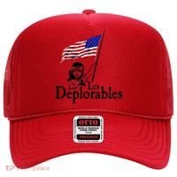 Les Deplorables USA Flag Parody Vote Trump 2016 Hat thumb 0