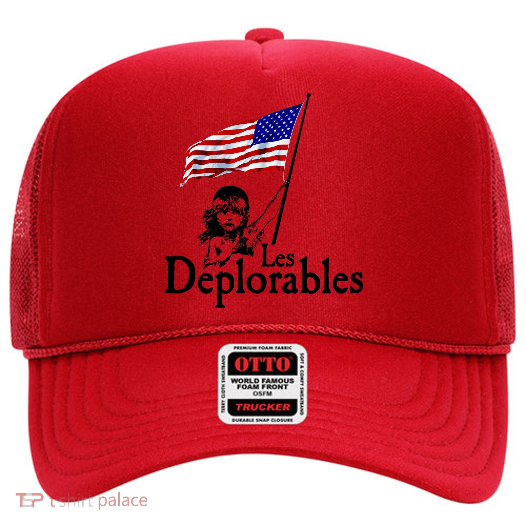 Les Deplorables USA Flag Parody Vote Trump 2016 Hat