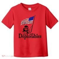 Les Deplorables USA Flag Parody Vote Trump 2016 Toddler T-Shirt thumb 0