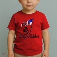 Les Deplorables USA Flag Parody Vote Trump 2016 Toddler T-Shirt thumb 2