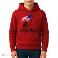 Les Deplorables USA Flag Parody Vote Trump 2016 Kids Hoodie thumb 4