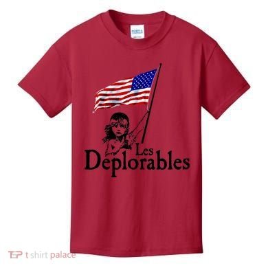 Les Deplorables USA Flag Parody Vote Trump 2016 Kids T-Shirt