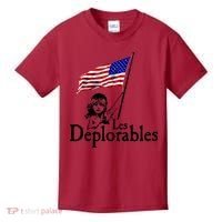 Les Deplorables USA Flag Parody Vote Trump 2016 Kids T-Shirt thumb 0