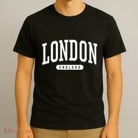 London England Souvenirs & Gifts College Style London England Souvenir Gift T-Shirt thumb 3