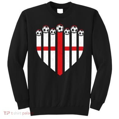 Love England Soccer Flag Fan Sweatshirt