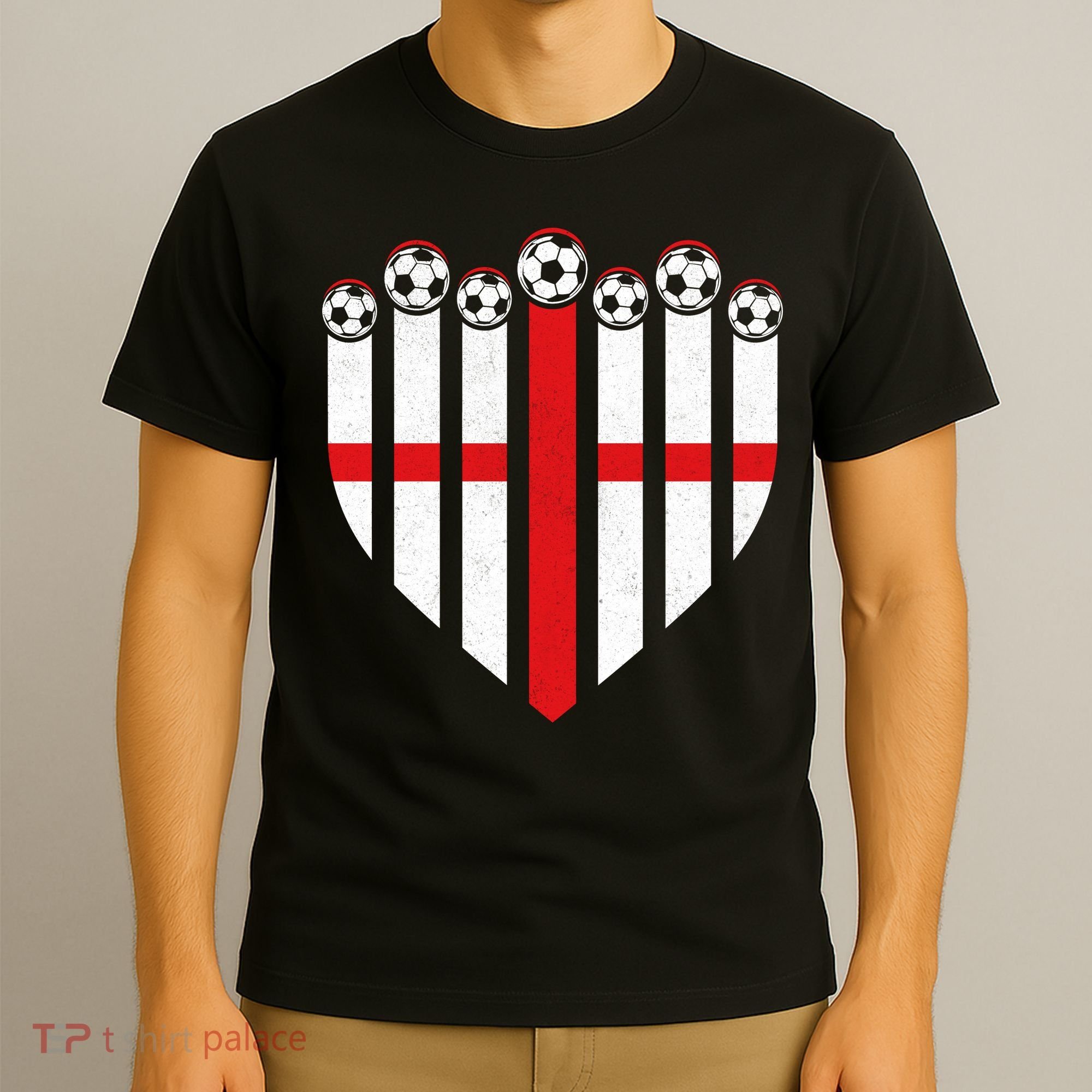 Love England Soccer Flag Fan T-Shirt
