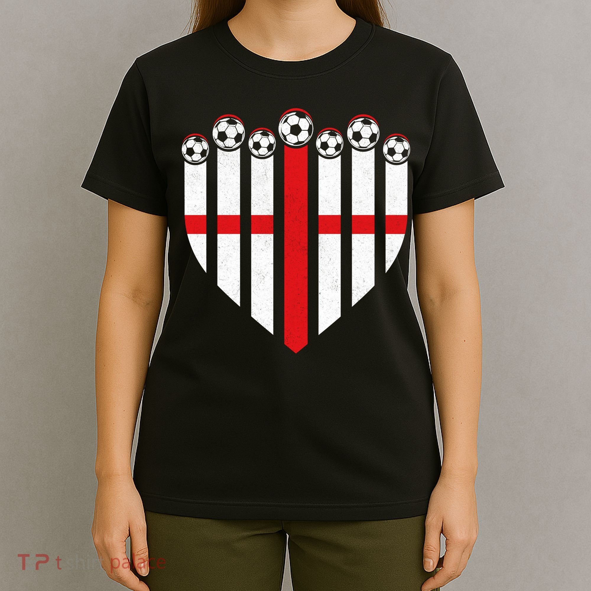 Love England Soccer Flag Fan T-Shirt